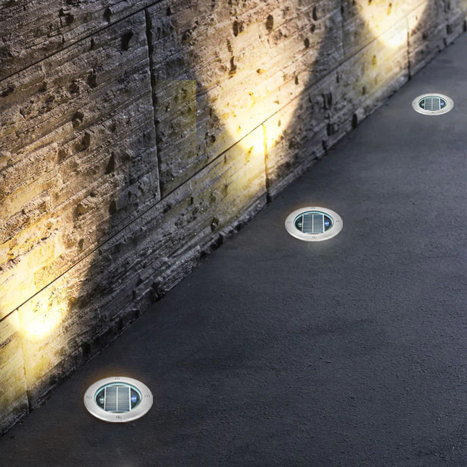 Faretto Led ad Energia Solare da incasso Spot Luce calda - Image 4