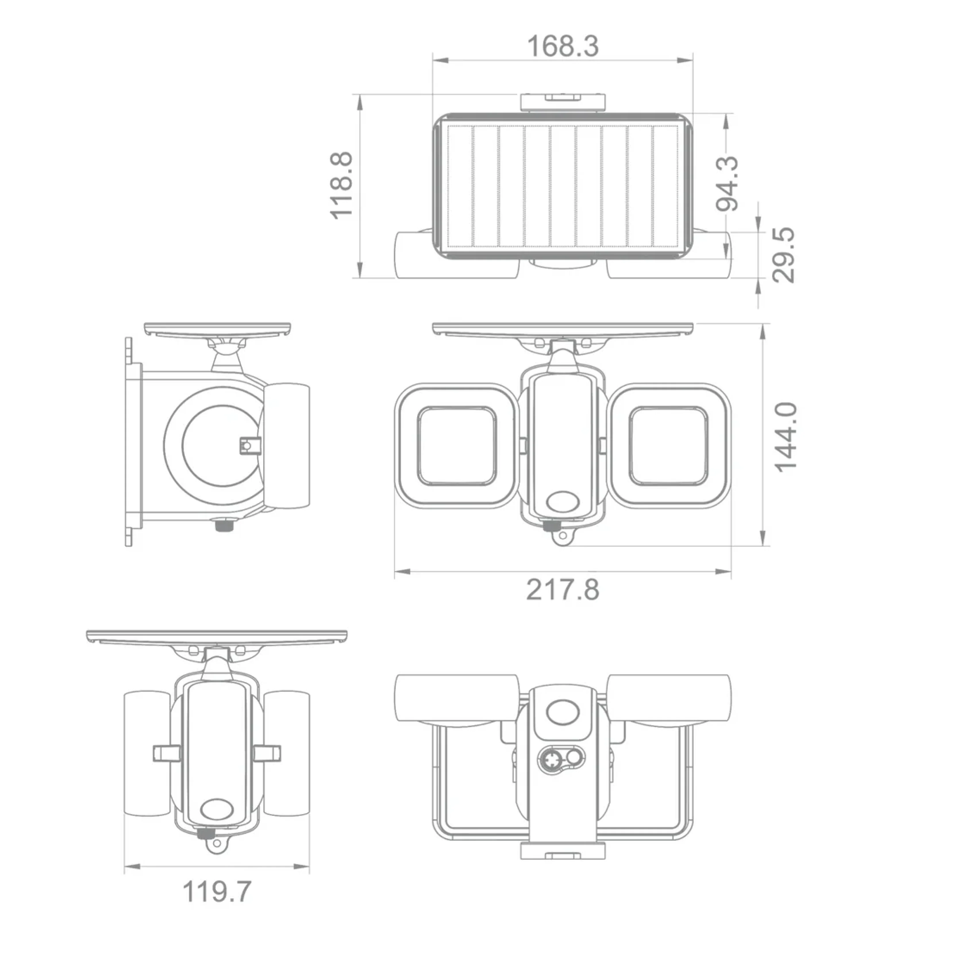 Faretto Led ad Energia Solare per Esterno Mars3 - Image 11