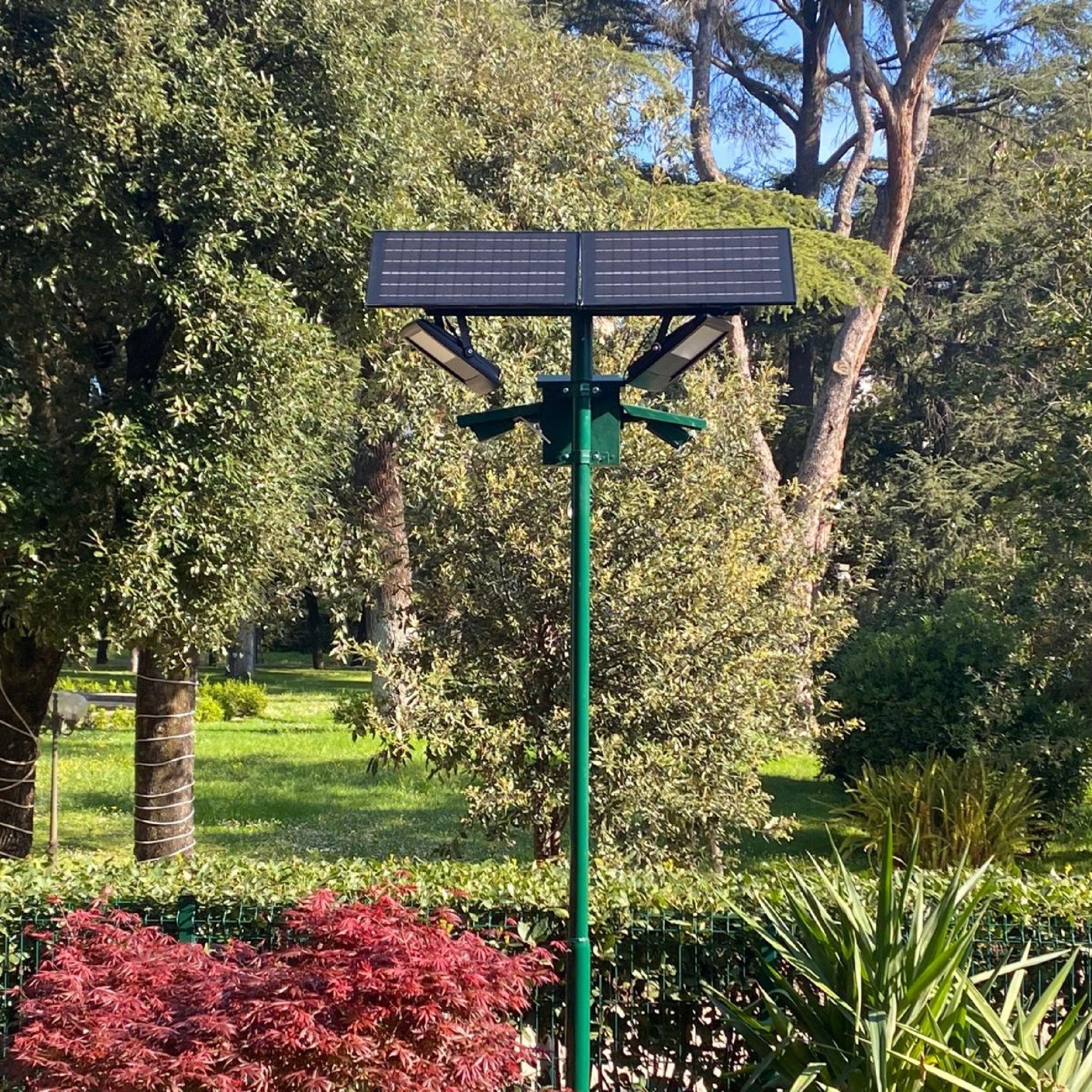 Faro Solare Led Potente Professionale 2480 Lumen con Illuminazione Programmabile - Image 4