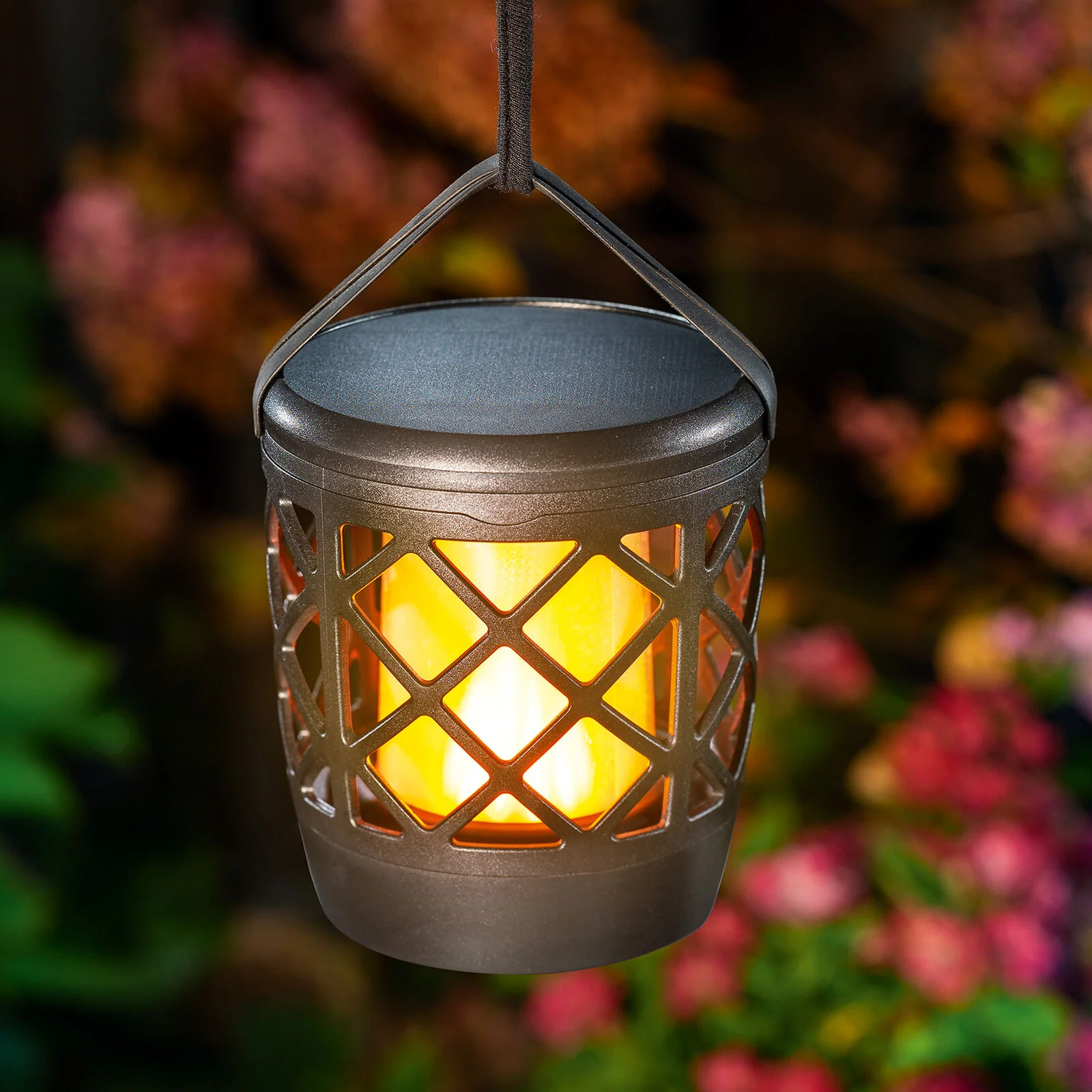 Lampada Solare Effetto FIAMMA Decorativa per Giardino 2 pezzi - Image 4