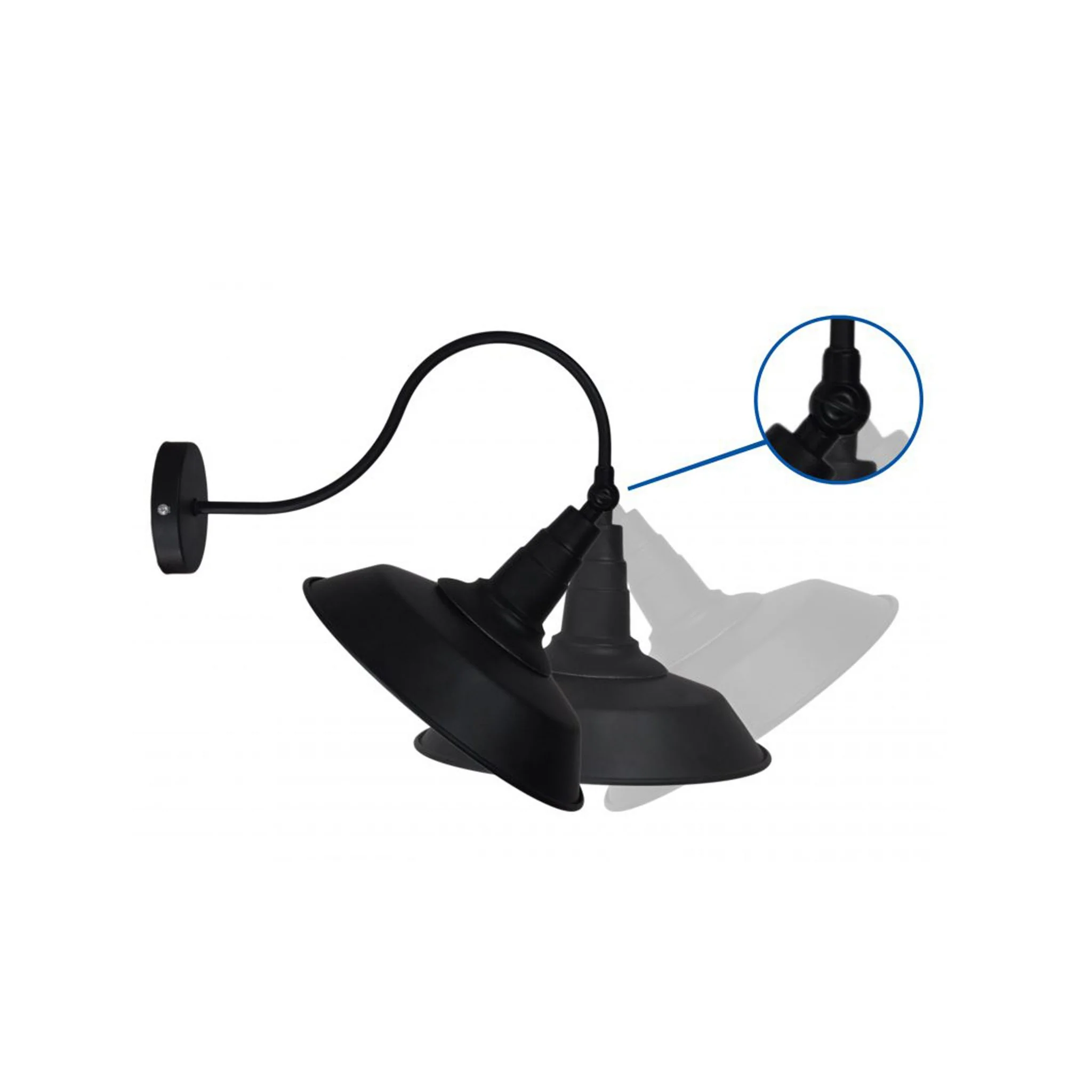 Lampada Solare a Sospensione Effetto Vintage - Image 3