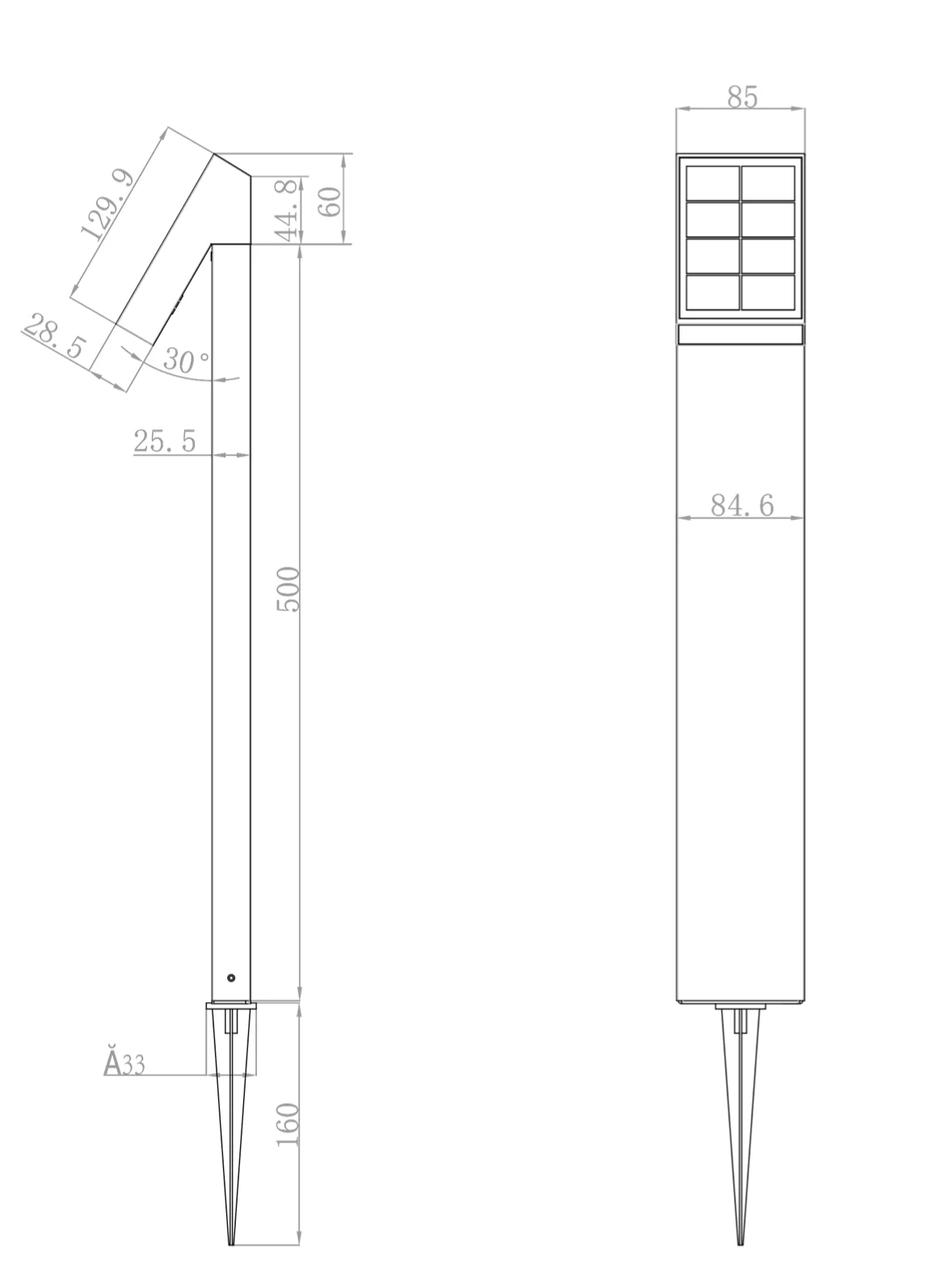 Lampioncino Solare da Esterno Led da Giardino - Image 9