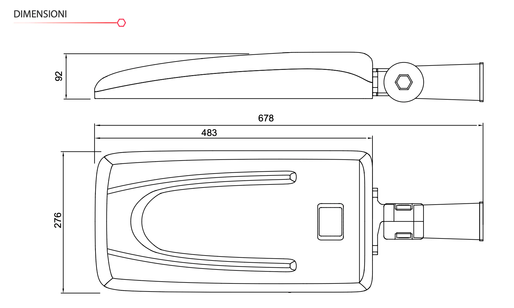 Lampione ad energia solare con pannello verticale a 360° - Image 7