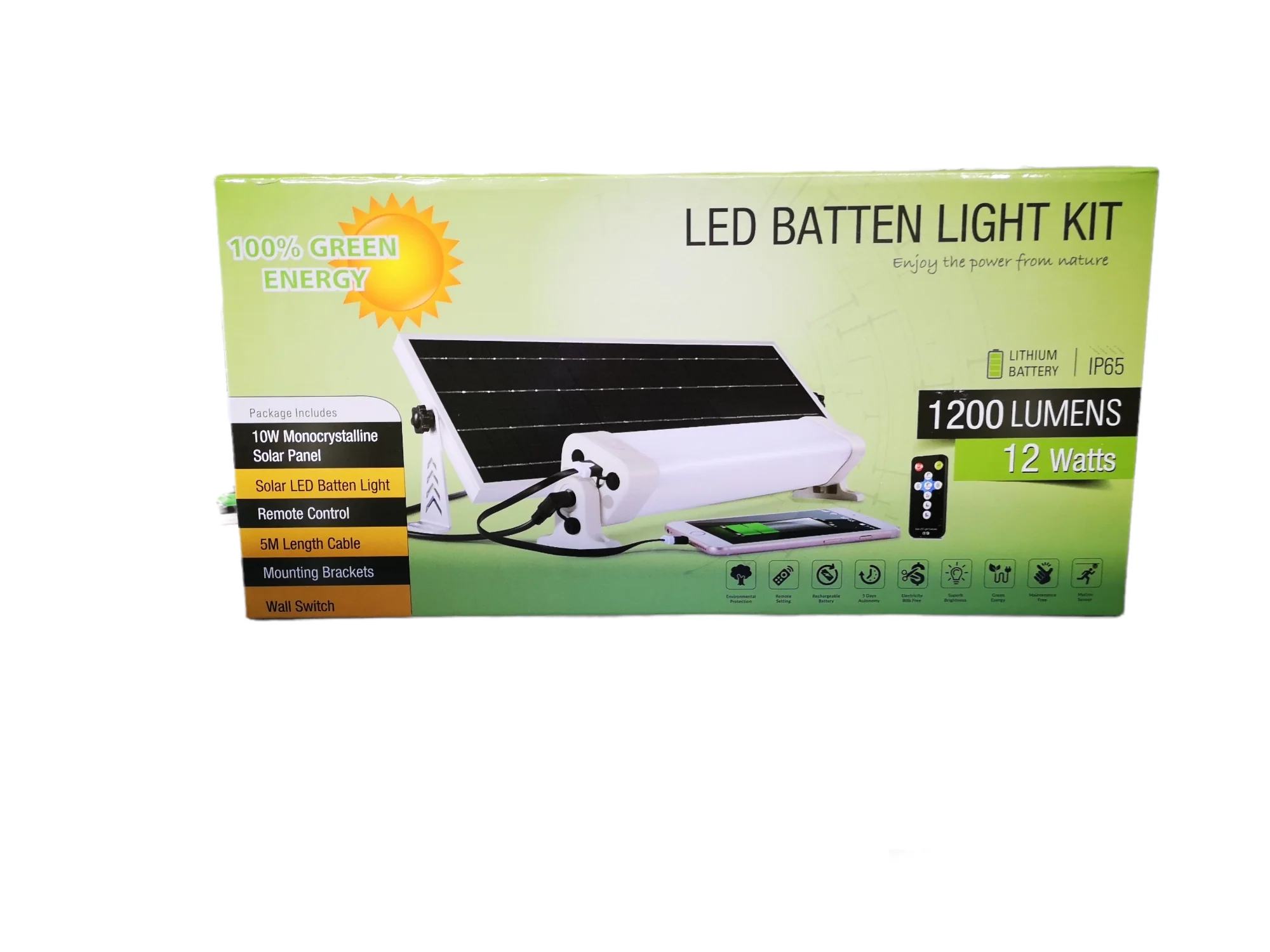 Plafoniera Led Solare 1200 Lumen - Image 6